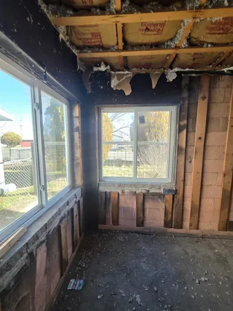 a picture of a window of a house