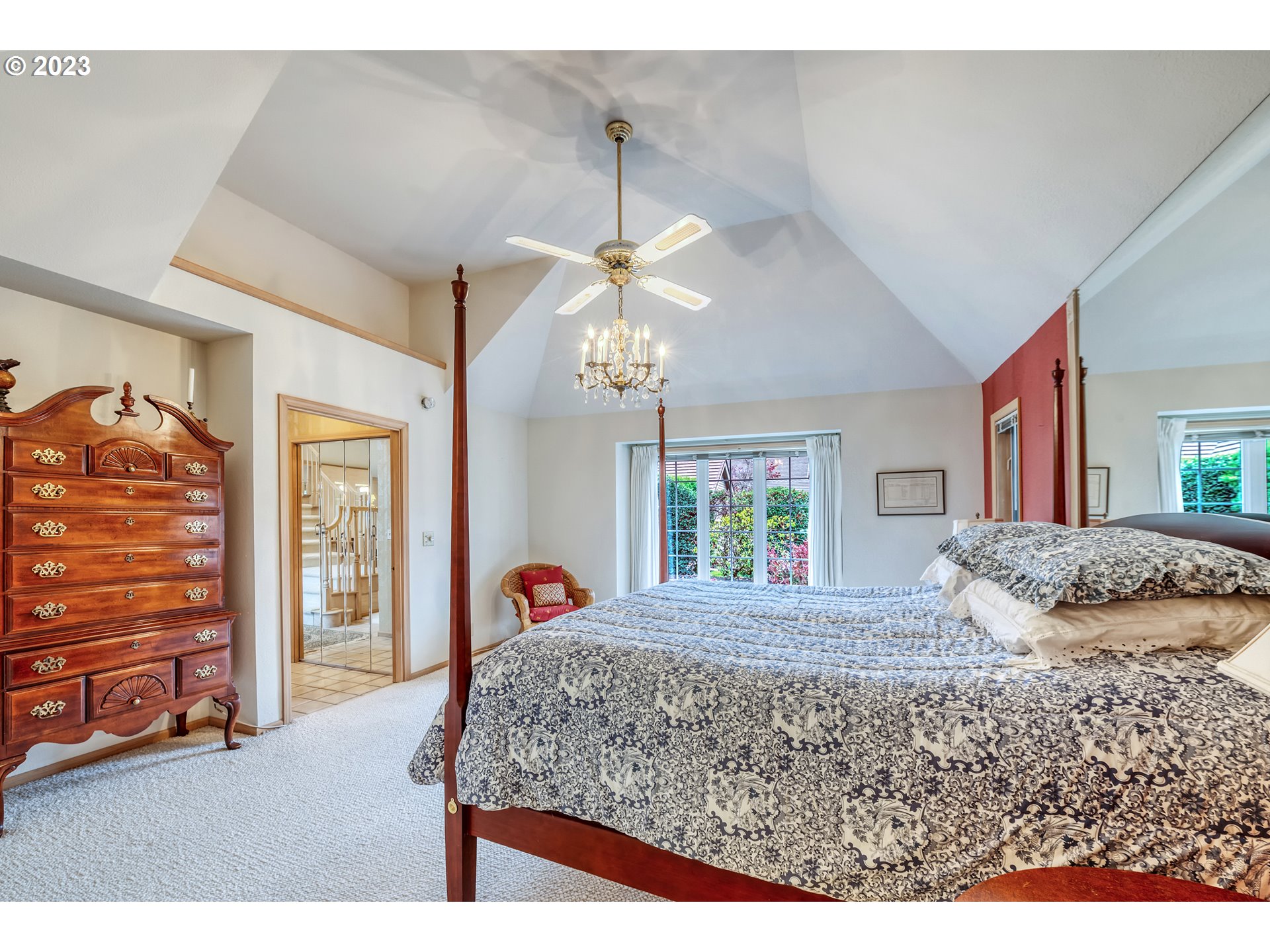 849 Fairway View Drive Eugene, OR 97401 - Photo 24 of 47 a living room with furniture and a chandelier