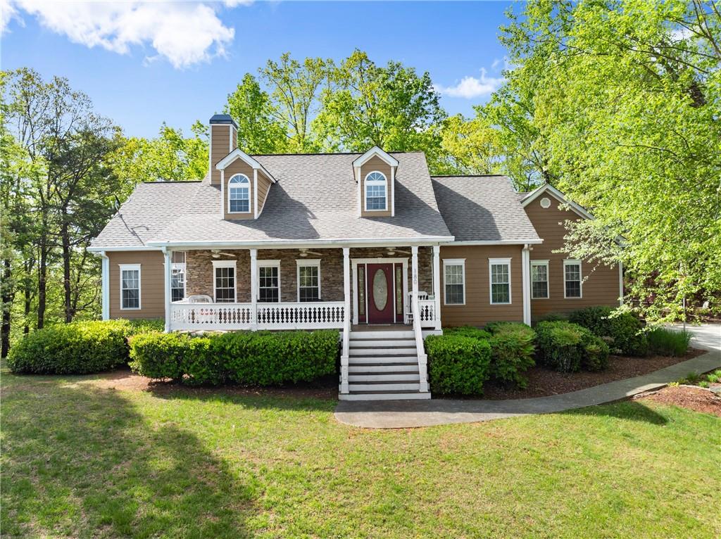 180 Buckeye Ridge East Dahlonega, GA 30533 - Photo 1 of 1 a aerial view of a house yard
