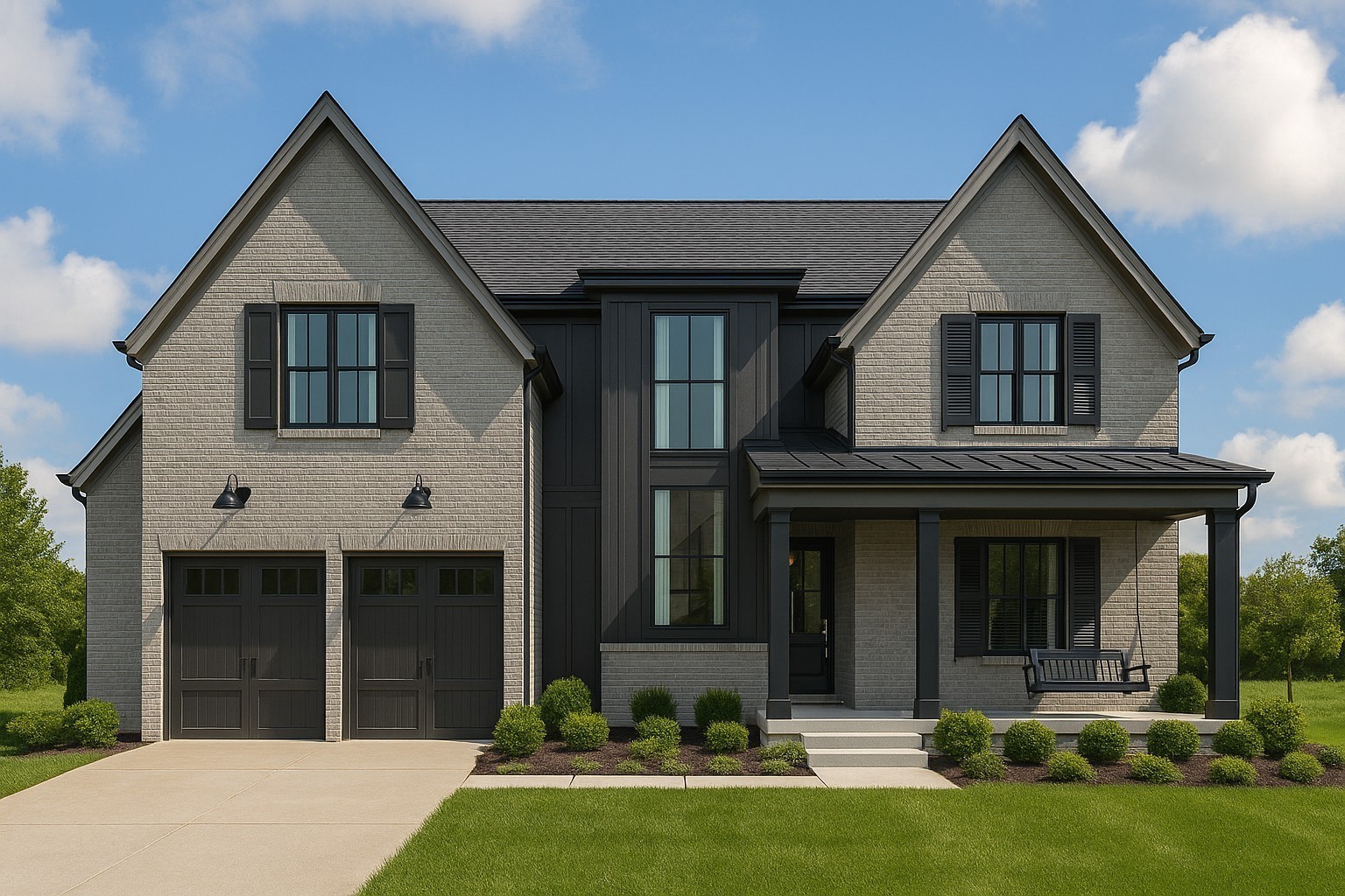 908 Spring Ridge Court Nashville, TN 37221 - Photo 2 of 7 a front view of a house with a yard and garage