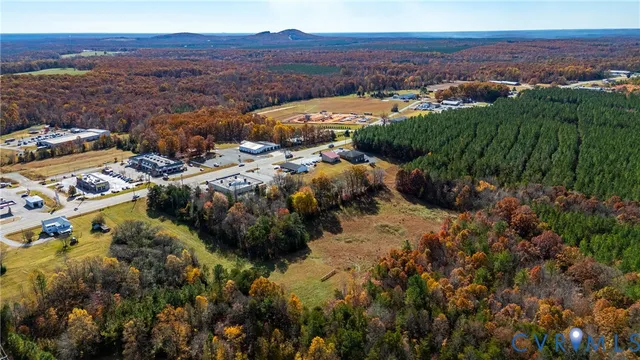 a view of city and mountain