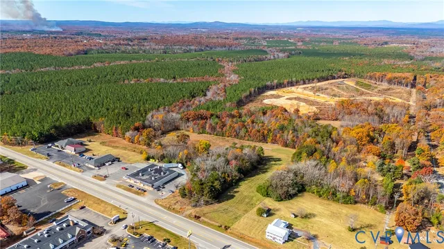 a view of a city with mountain view