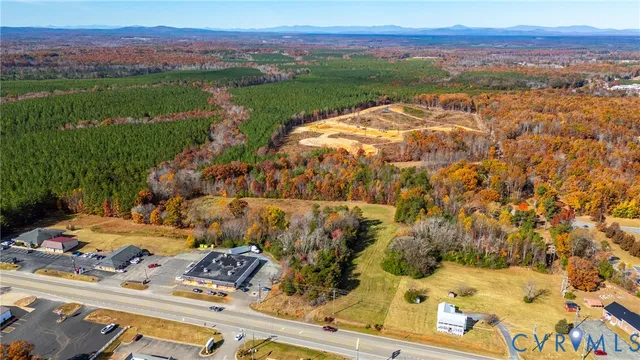 a view of a city with a lake