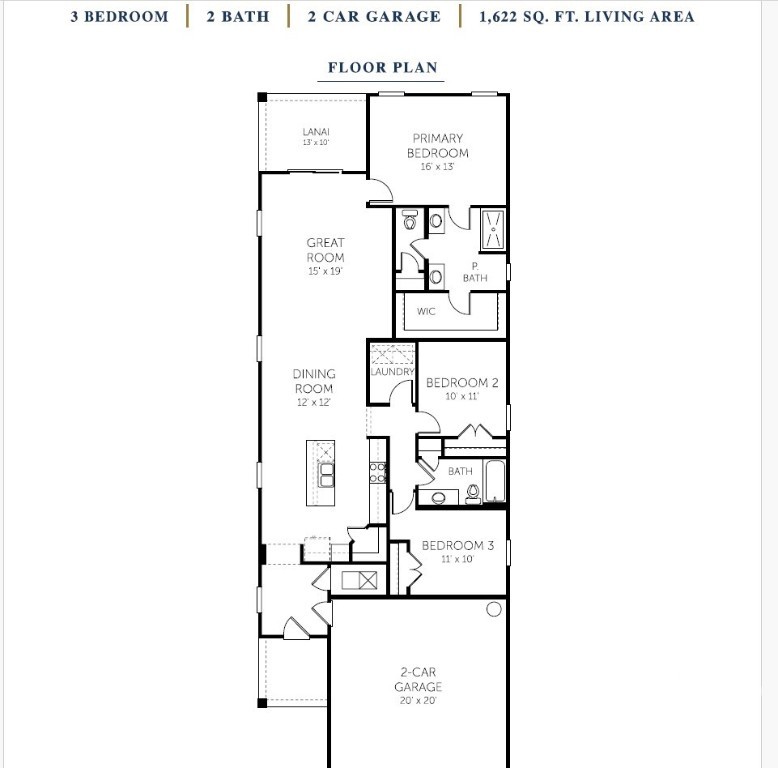 233 Bircholt Grove Pooler, GA 31322 - Photo 28 of 28 Floorplan
