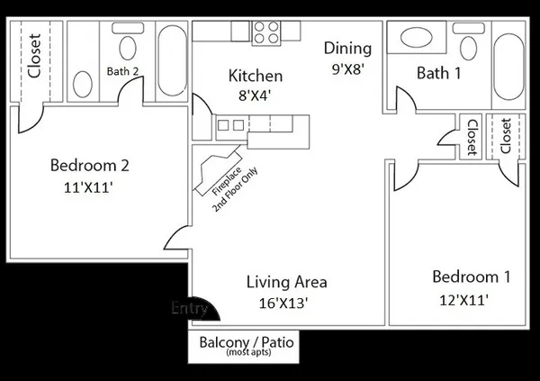 $1,119 | 6808 South I-35 Frontage Road, Unit 253, Austin, TX 78745