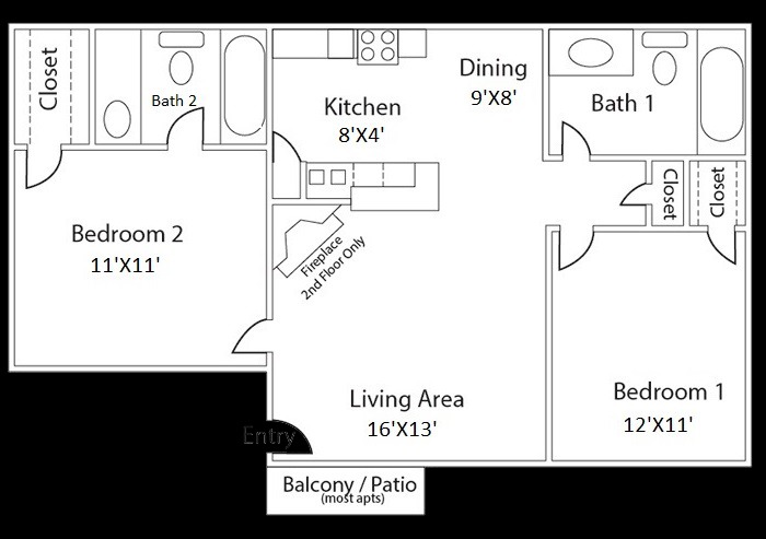 6808 South I-35 Frontage Road, Unit 253 Austin, TX 78745 - Photo 20 of 21 View of home floor plan