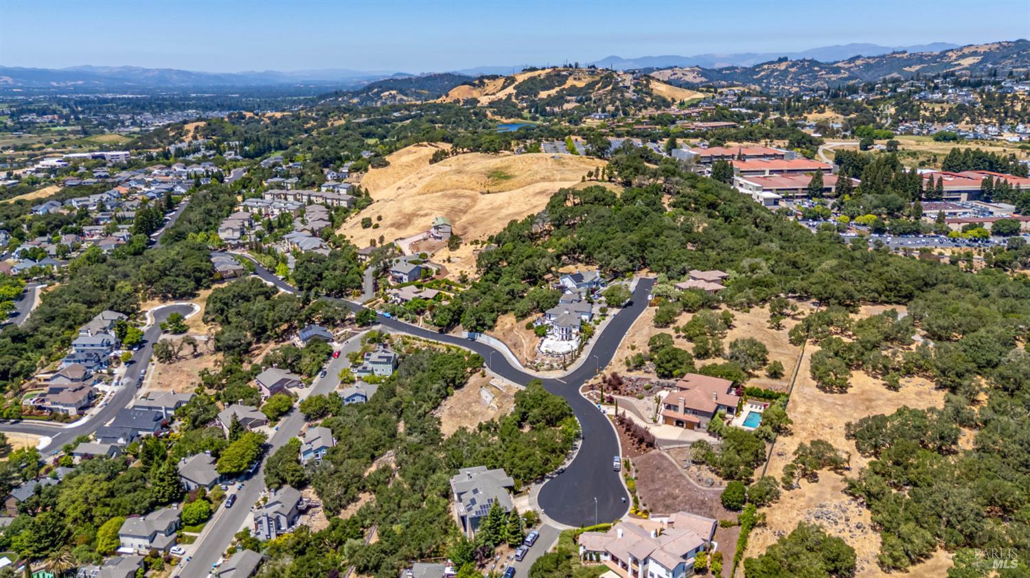 3577 Kelsey Knolls Santa Rosa, CA 95403 - Photo 18 of 20 an aerial view of multiple house