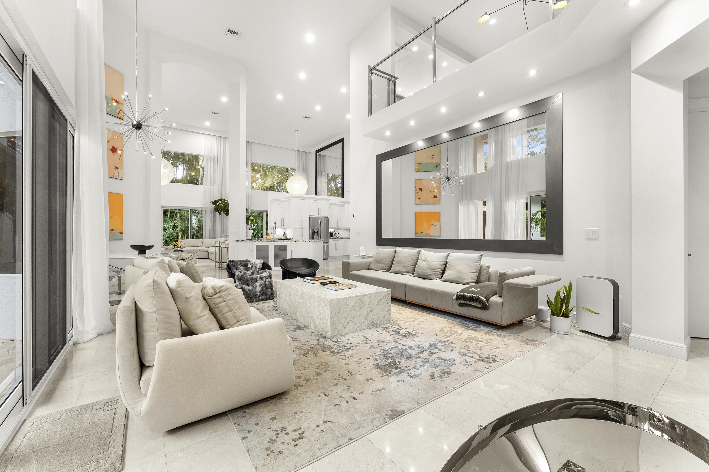 3156 Northwest 61st Street Boca Raton, FL 33496 - Photo 17 of 46 a living room with furniture and a large window