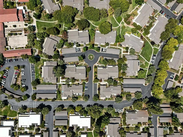 an aerial view of city