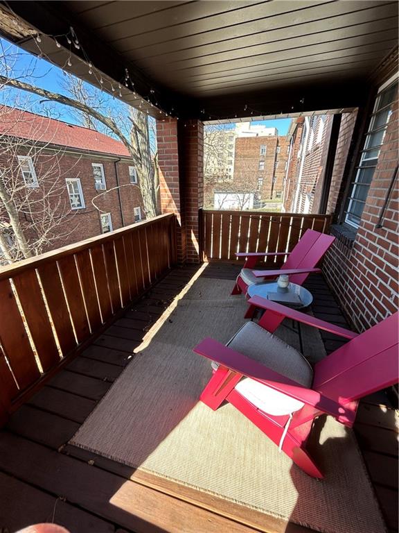 2150 Wightman Street Pittsburgh, PA 15217 - Photo 20 of 25 a view of a balcony with furniture