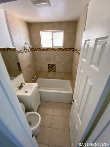 a view of a room with windows