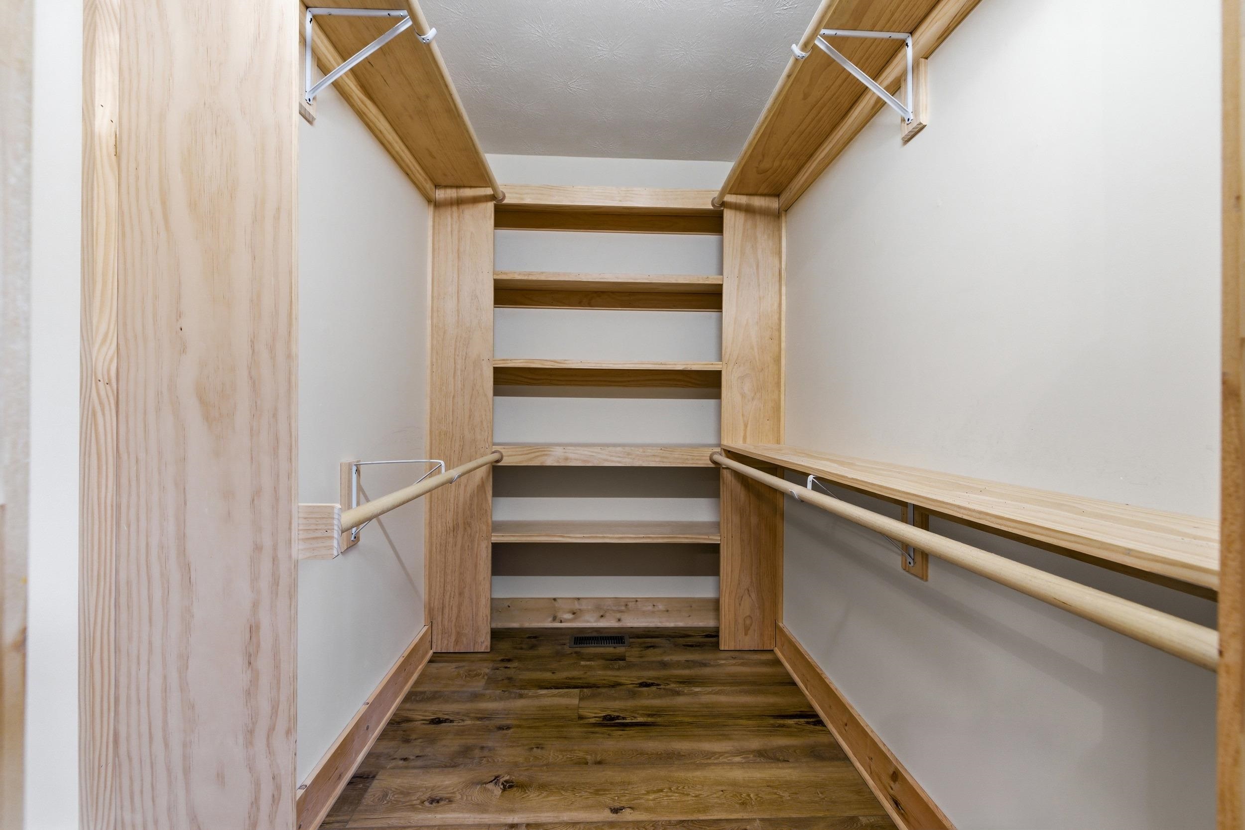 86 Maple Avenue Mount Jackson, VA 22842 - Photo 15 of 49 a view of walk in closet with empty racks