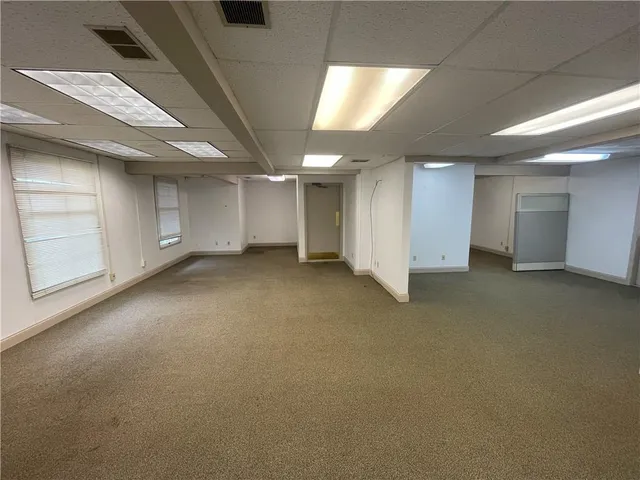 an empty room with a empty space