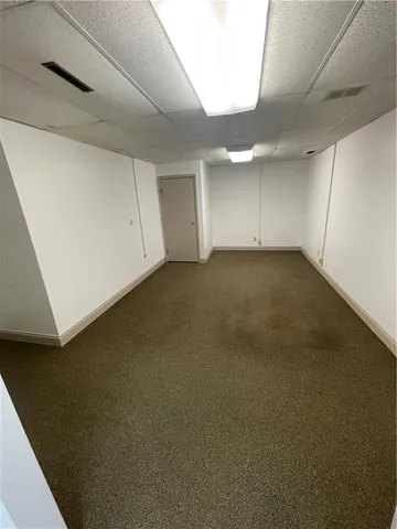 an empty room with window