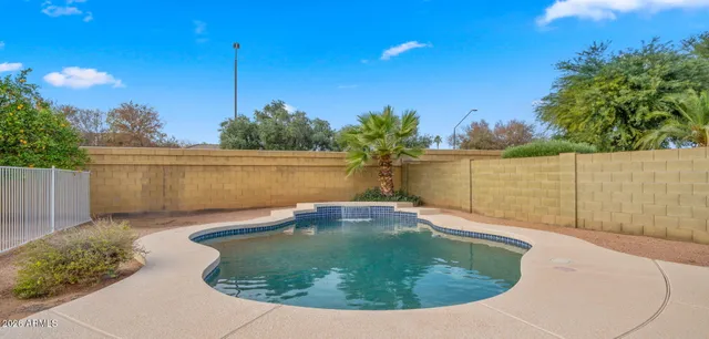 a view of a golf course with a garden