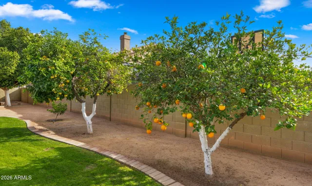 a front view of a house with a garden and porch