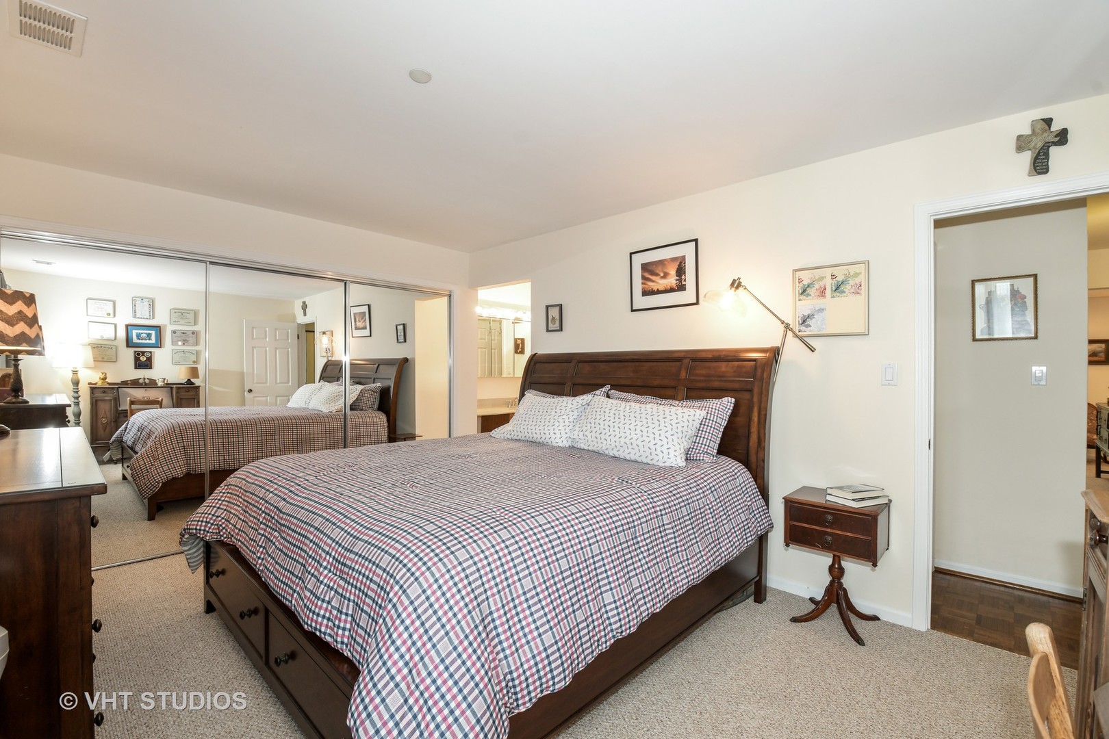 1979 Ammer Ridge Court, Unit 301 Glenview, IL 60025 - Photo 6 of 12 a bedroom with a bed and a couch