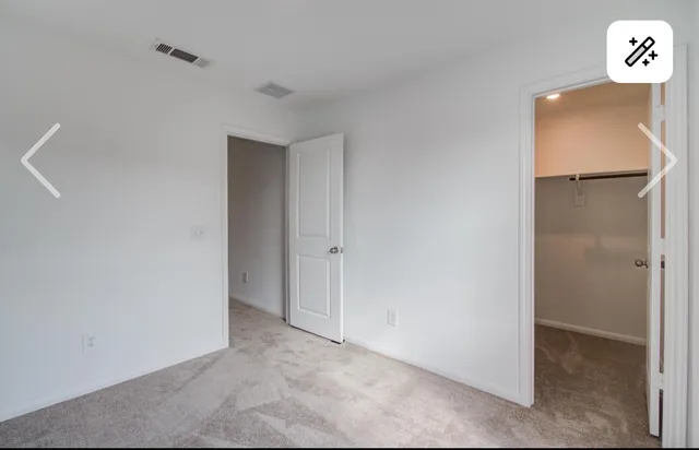 a view of an empty room