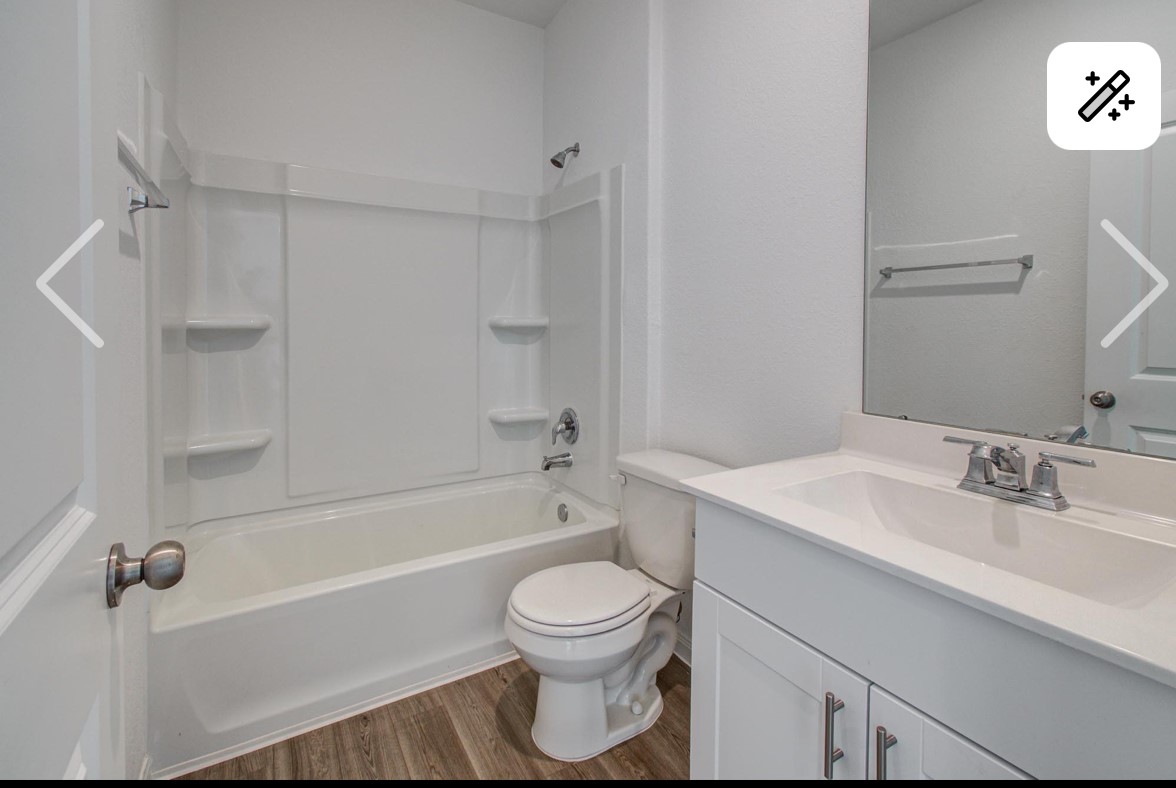 5522 Broad Spruce Street Spring, TX 77373 - Photo 10 of 21 a bathroom with a sink a toilet and a bathtub