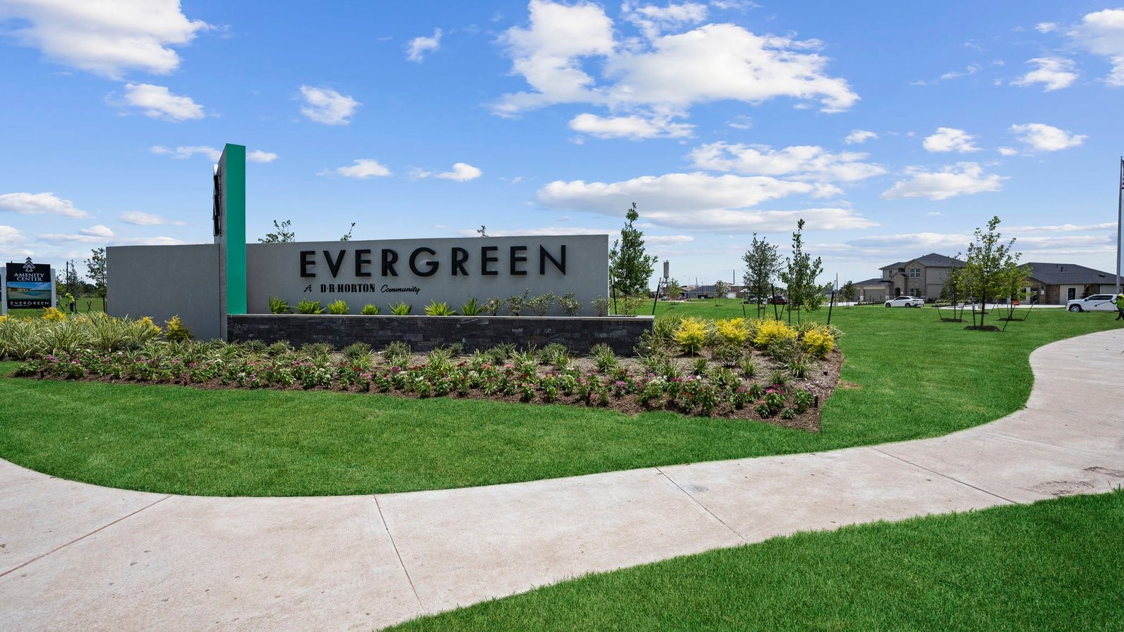 6203 Brookhaven Street Rosenberg, TX 77469 - Photo 24 of 38 a view of a garden with a building in the background
