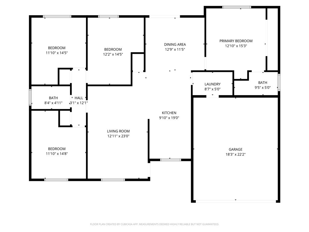 5347 Crest Riverside Ca Riverside, CA 92503 - Photo 28 of 28 Cubicasa 2D Floor plans, floor plan created is deemed highly reliable but not guaranteed.