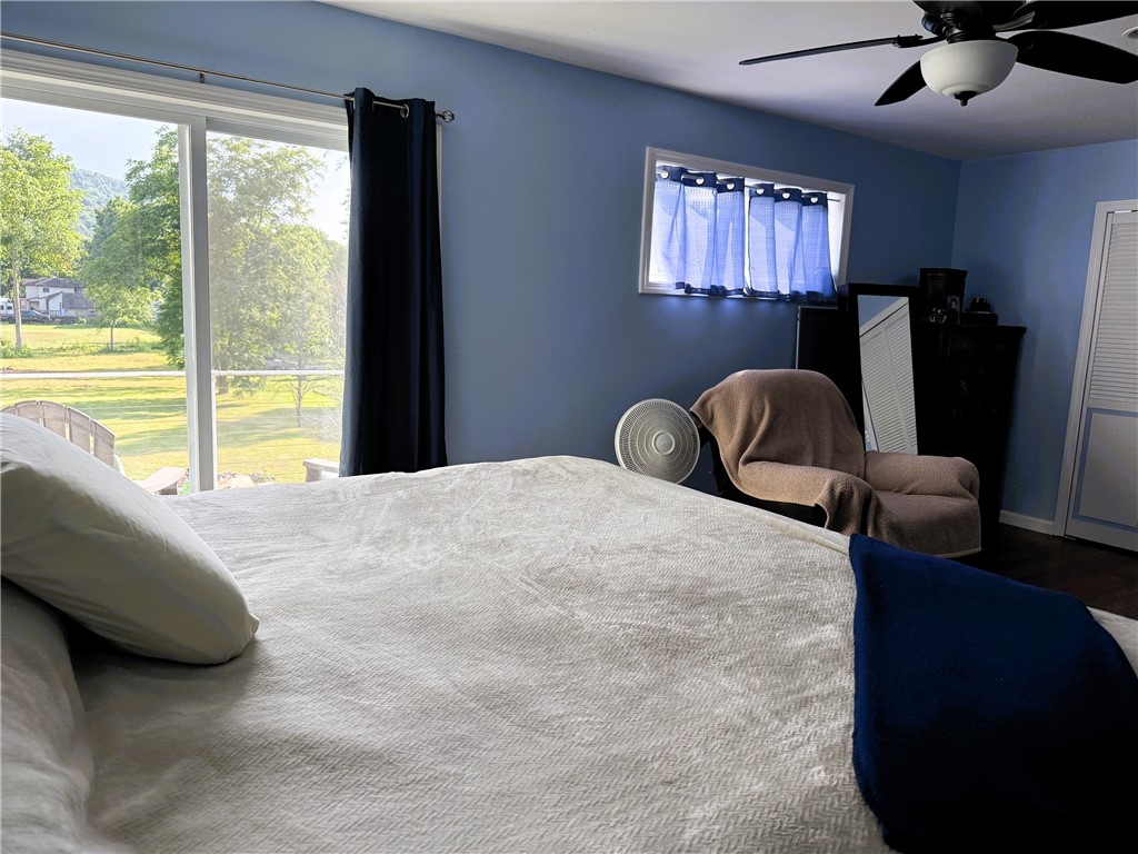 8540 Clinton Street Campbell, NY 14821 - Photo 27 of 42 master bed w balcony view