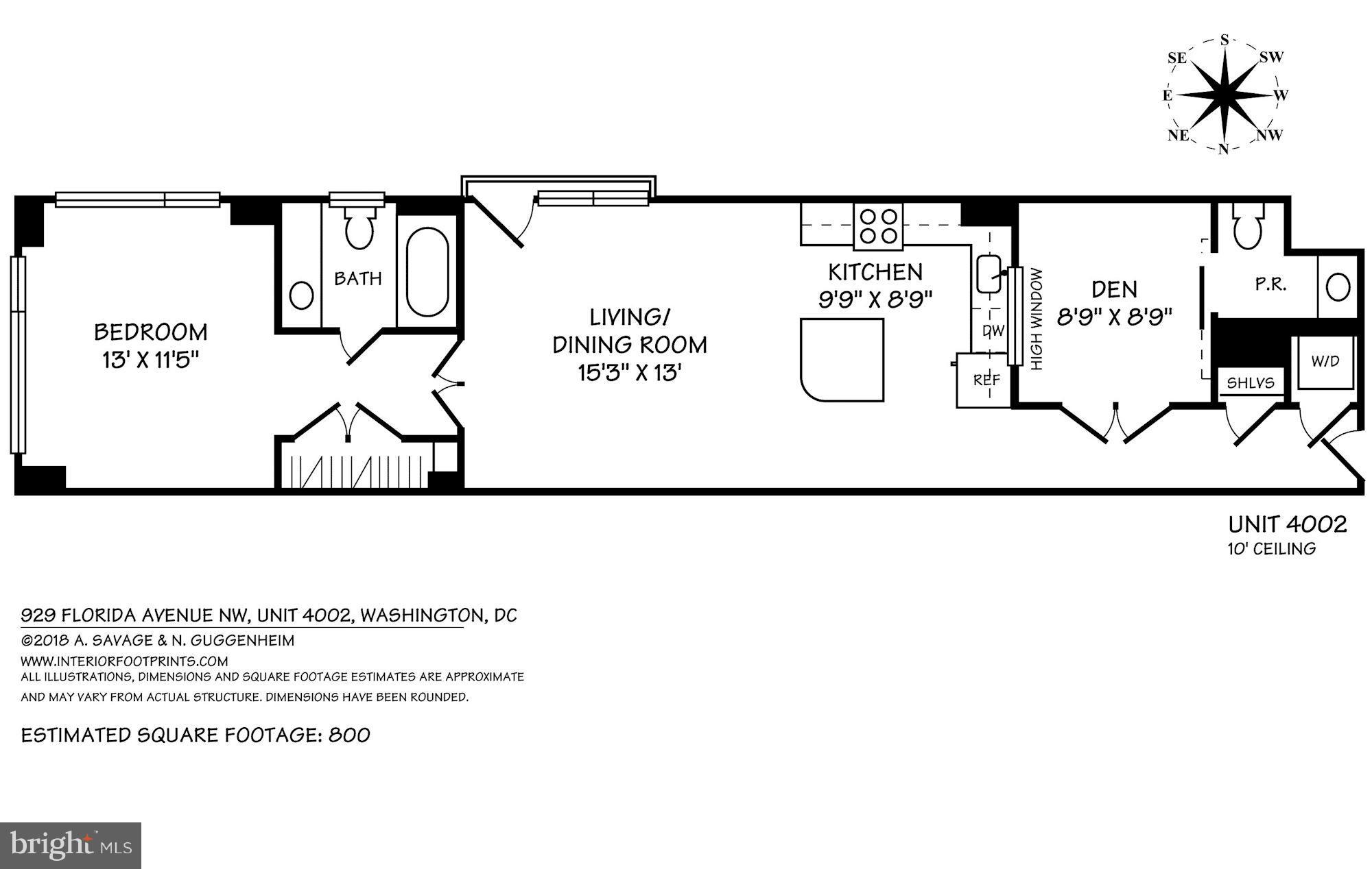 929 Florida Avenue Northwest, Unit 4002 Washington, DC 20001 - Photo 12 of 12 a picture of a book and a bed