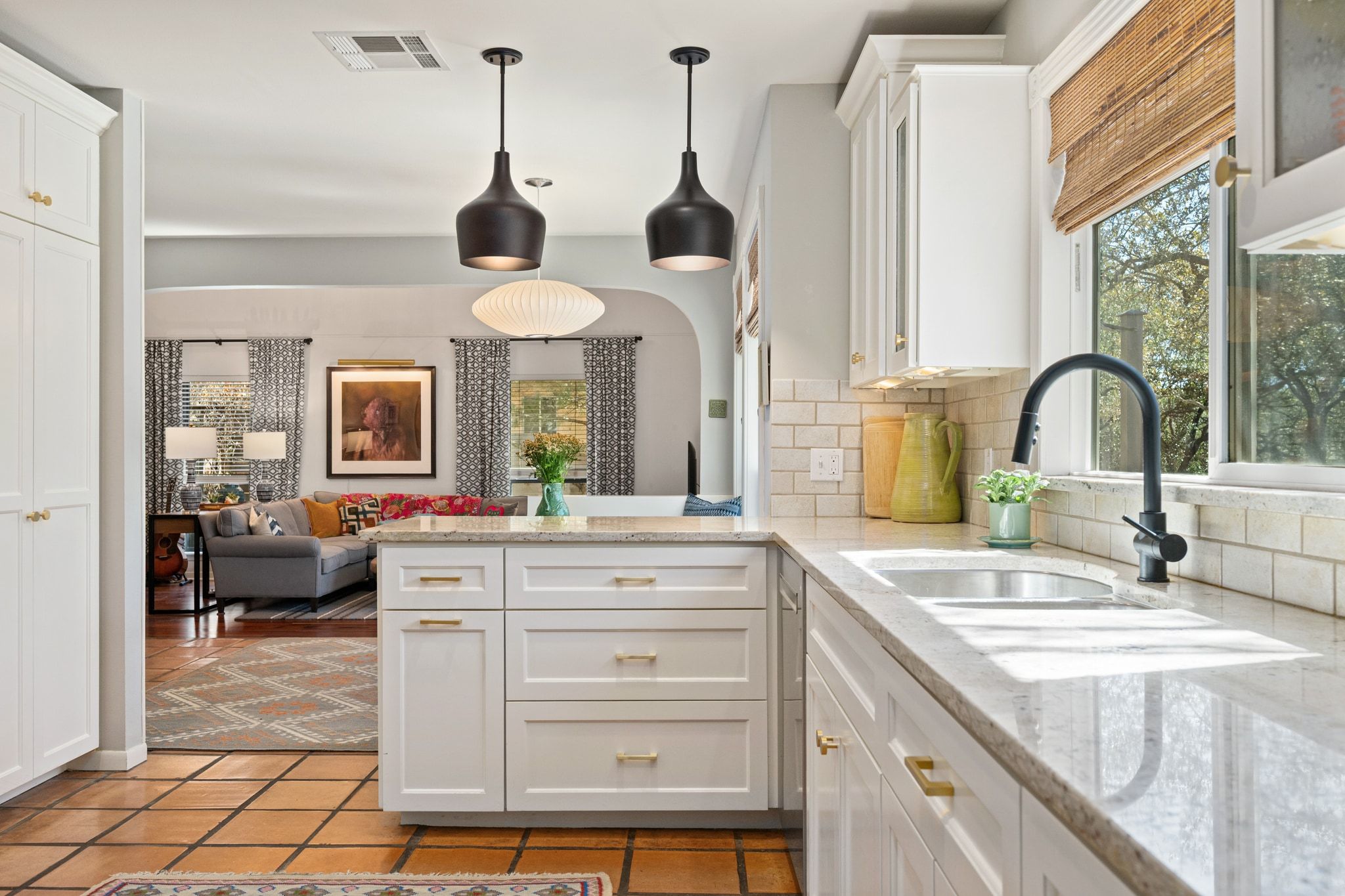 4503 Mountain Path Drive Austin, TX 78759 - Photo 12 of 36 Spacious kitchen with views to backyard / deck