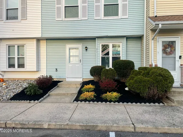 a view of a house with a patio