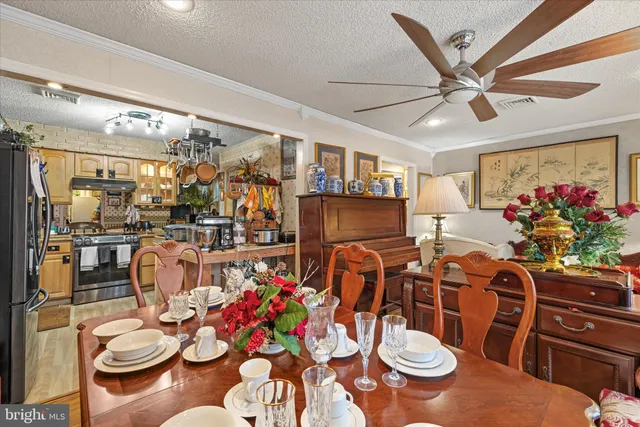 a kitchen with lots of counter top space