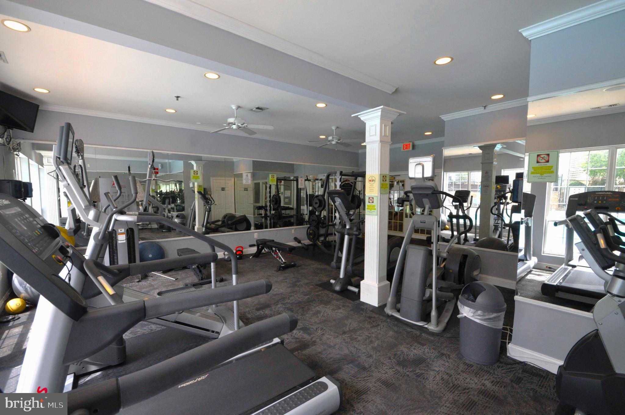 4561 Strutfield Lane, Unit 3115 Alexandria, VA 22311 - Photo 33 of 36 a view of a room with gym equipment