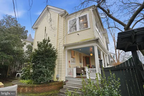 front view of a house with a small yard