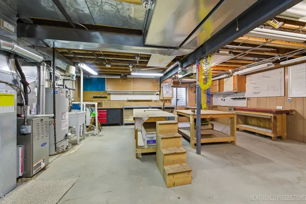 a view of storage and utility room