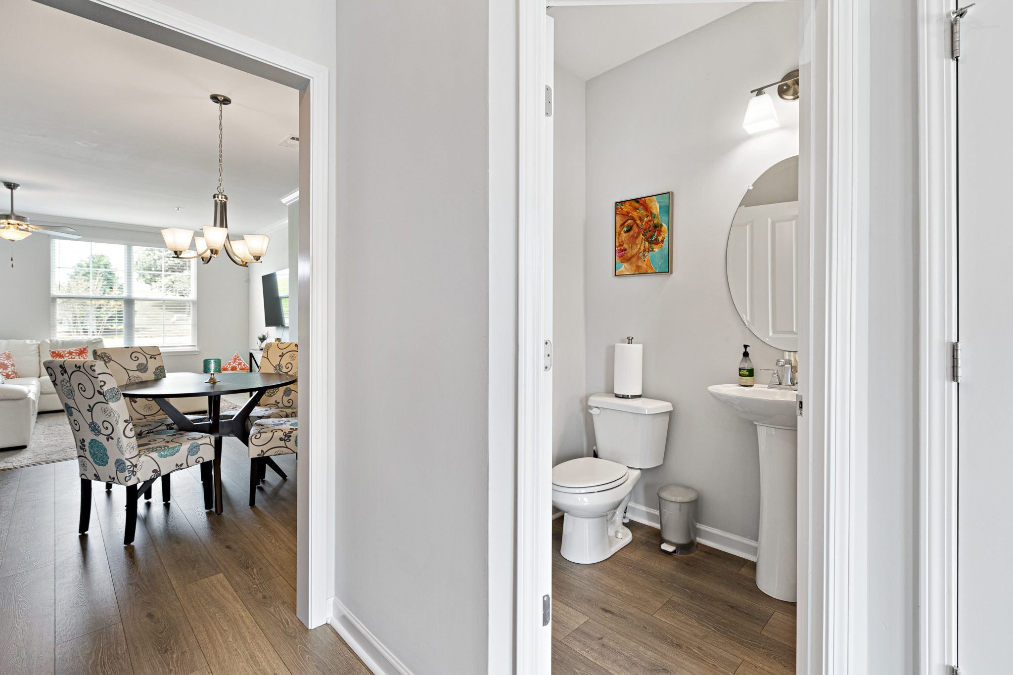 204 Kinsale Drive Spring Hill, TN 37174 - Photo 15 of 31 a view of bathroom with a sink toilet and wooden floor