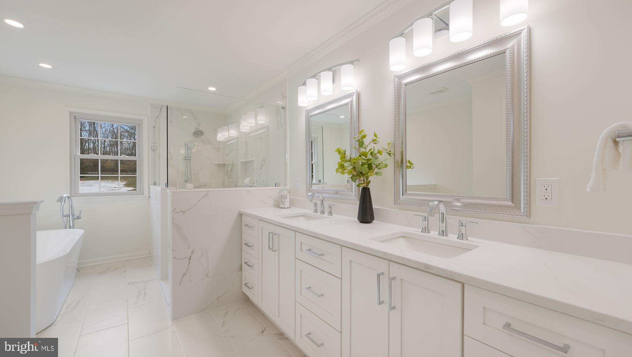 2520 Valley Road Jamison, PA 18929 - Photo 26 of 40 a bathroom with a sink a vanity and a mirror