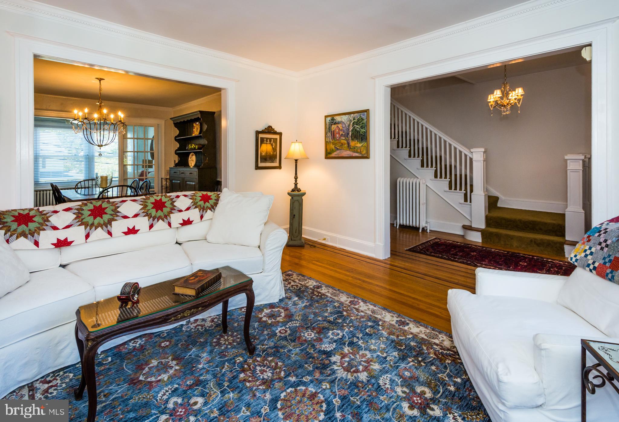 4324 Roland Avenue Baltimore, MD 21210 - Photo 20 of 67 Note Openness within Traditional Layout