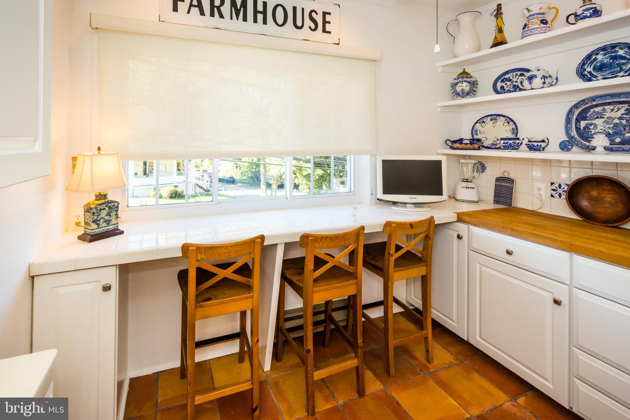 4324 Roland Avenue Baltimore, MD 21210 - Photo 35 of 67 Eat-in Counter Space in Kitchen, Built-in Shelving