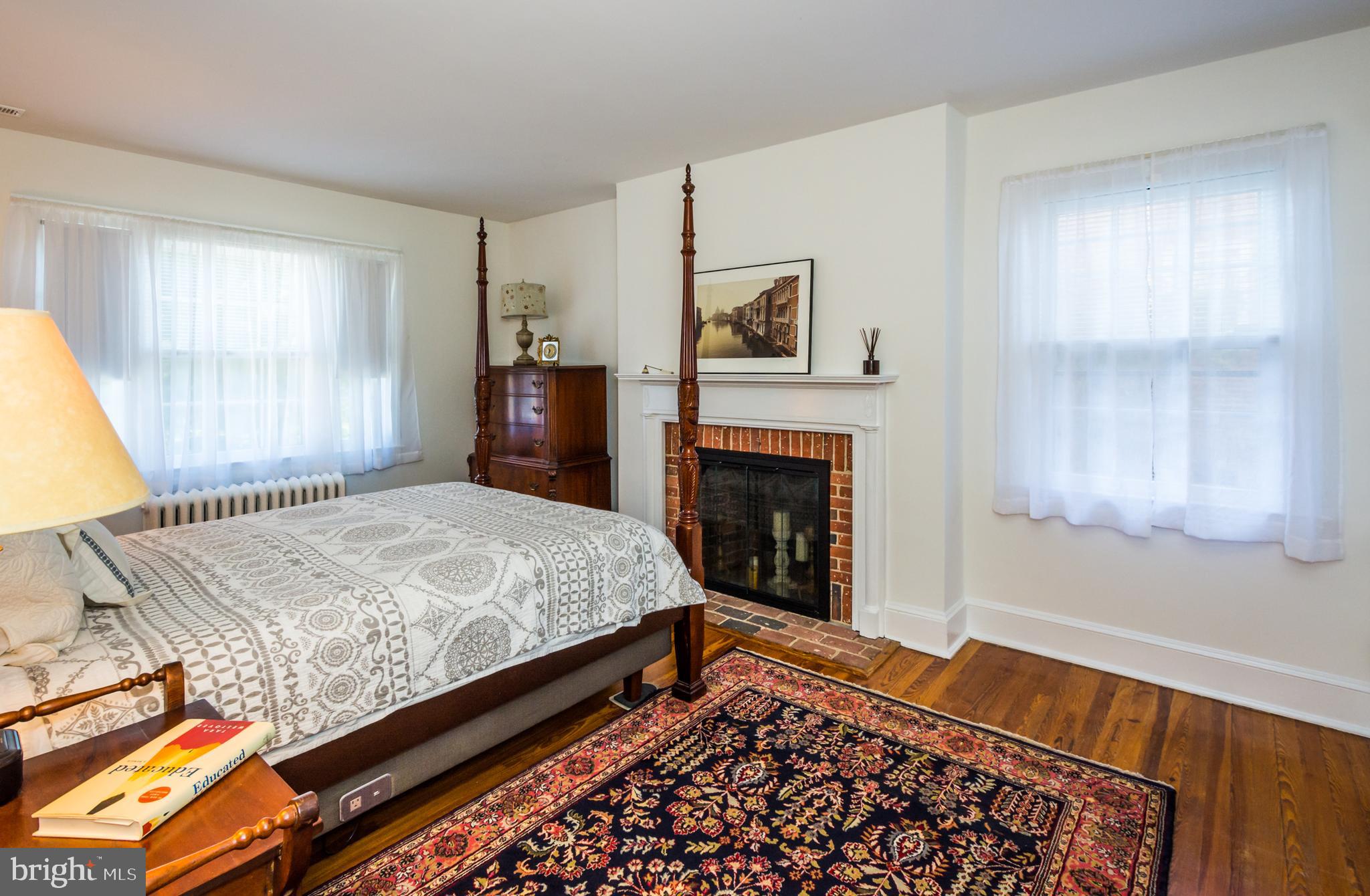 4324 Roland Avenue Baltimore, MD 21210 - Photo 40 of 67 Main Bedroom with Decorative Fireplace