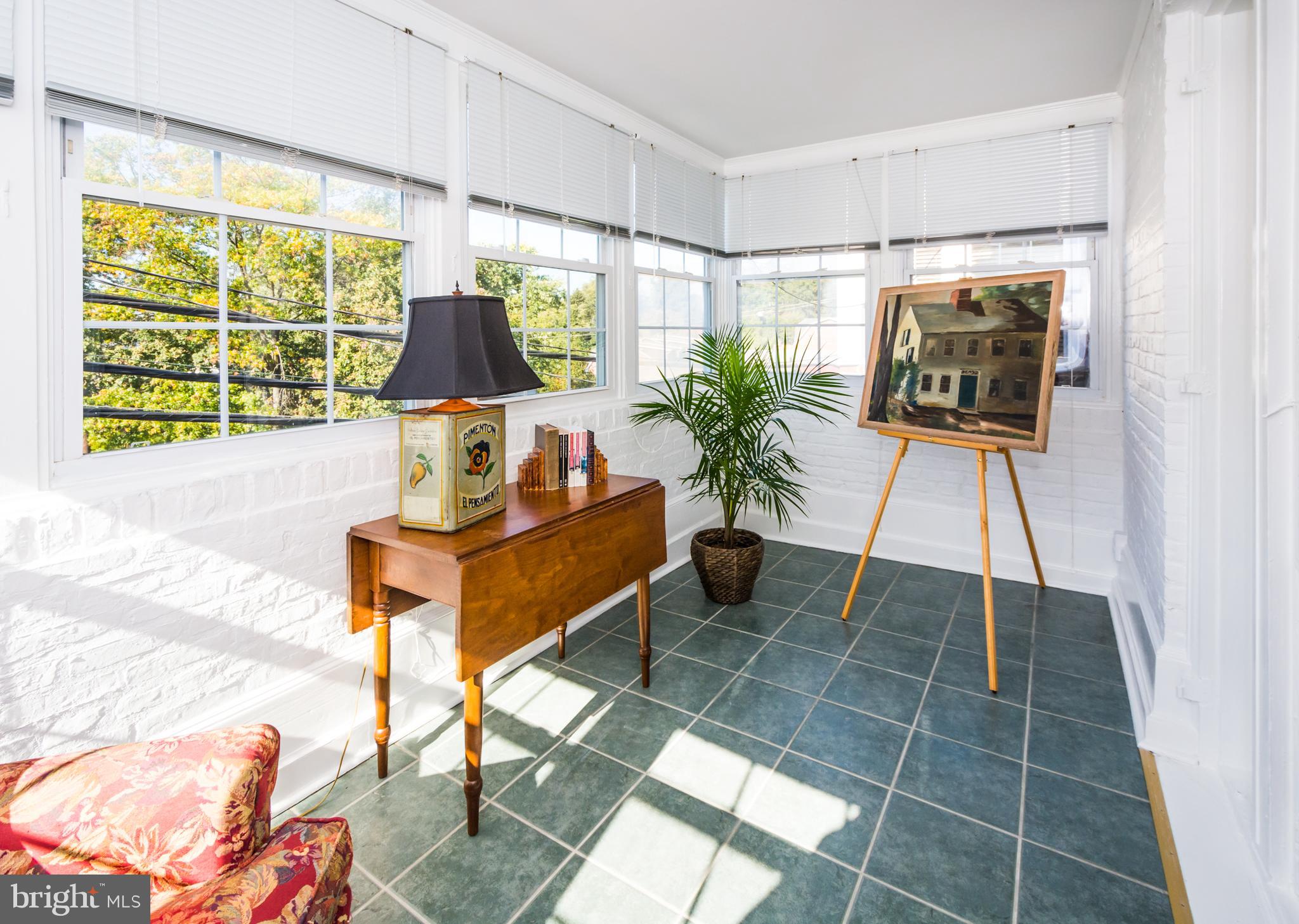 4324 Roland Avenue Baltimore, MD 21210 - Photo 47 of 67 Bright and Sunny Sunroom, Ceramic Tile Floor