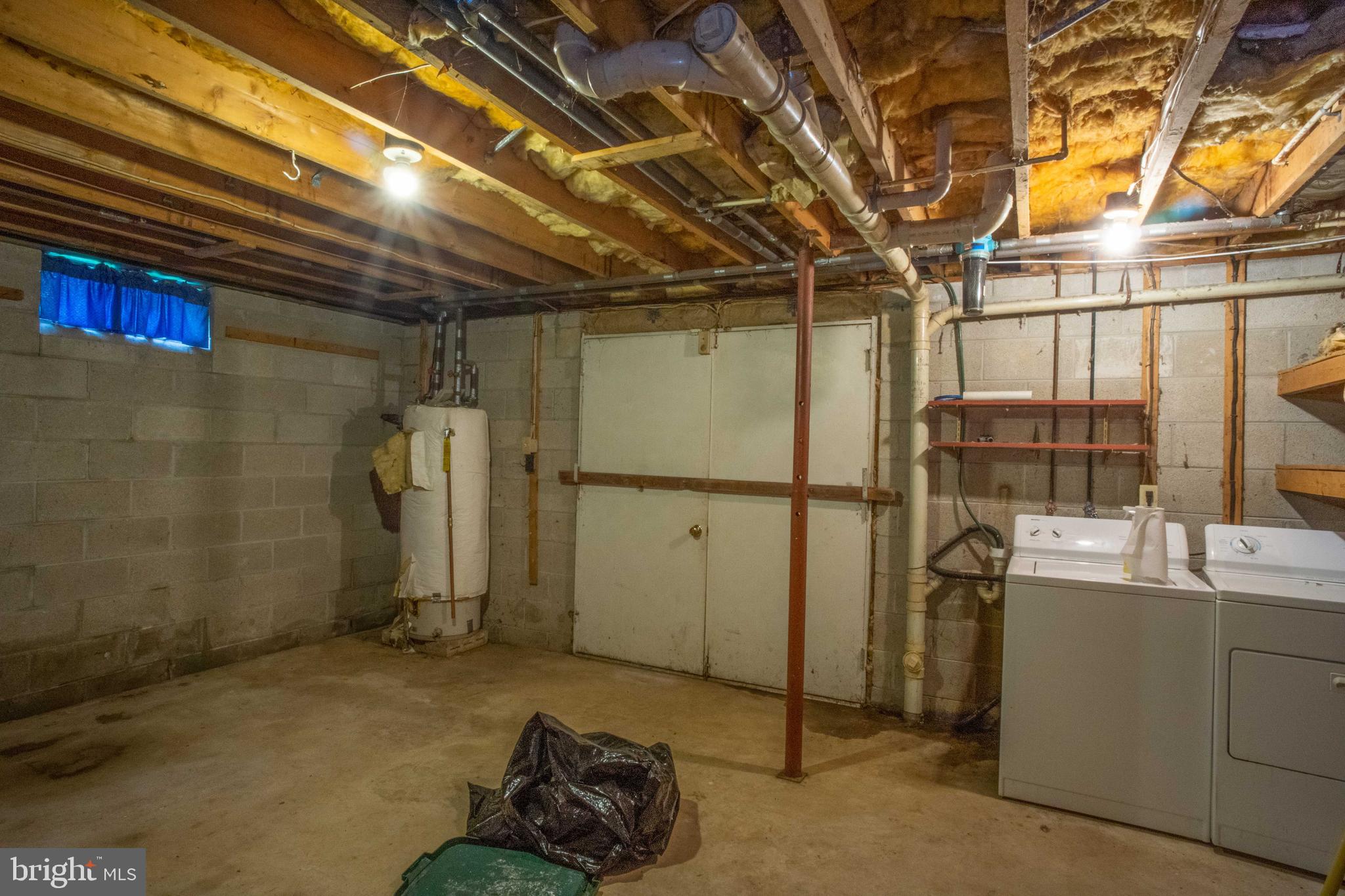 445 Marley Road Elkton, MD 21921 - Photo 25 of 34 Unfinished Area with Laundry and Egress