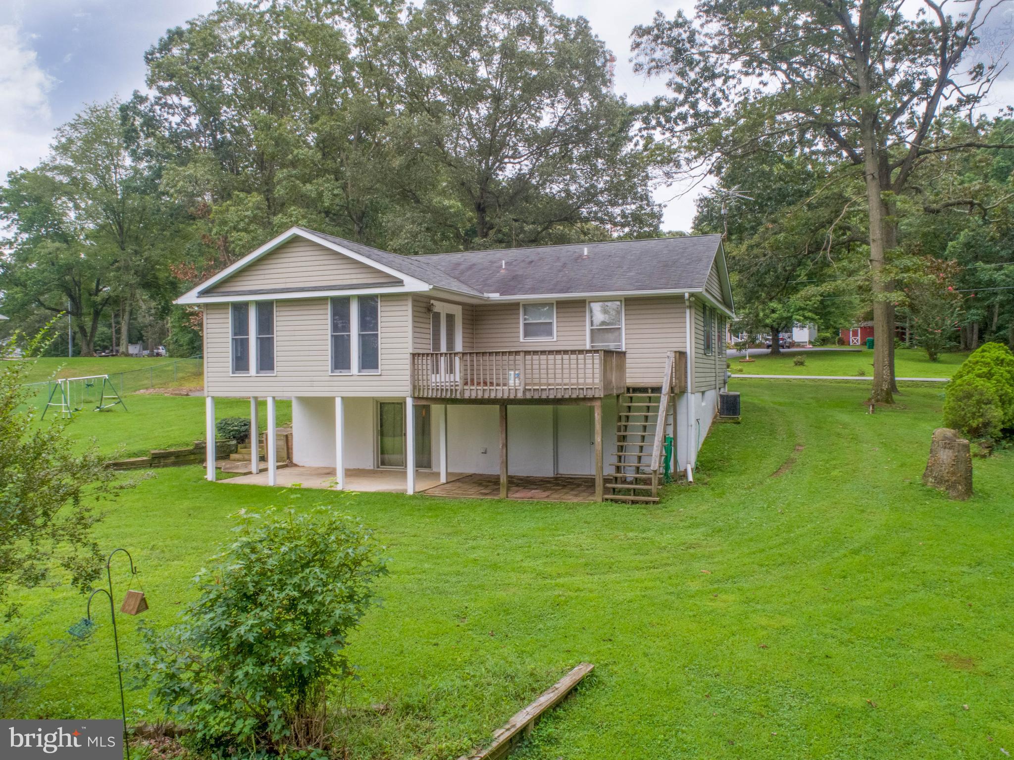 445 Marley Road Elkton, MD 21921 - Photo 28 of 34 Rear View of Property and Patio Area