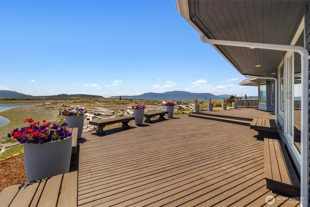 a view of outdoor space with seating space