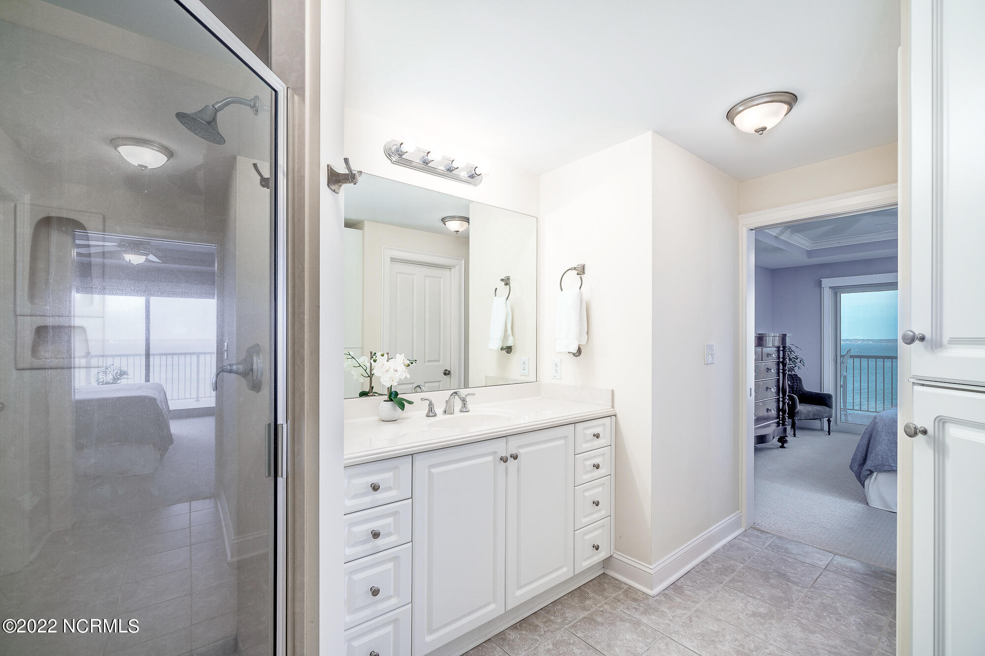 1550 Salter Path Road, Unit 508 Indian Beach, NC 28512 - Photo 19 of 46 En suite primary bathroom