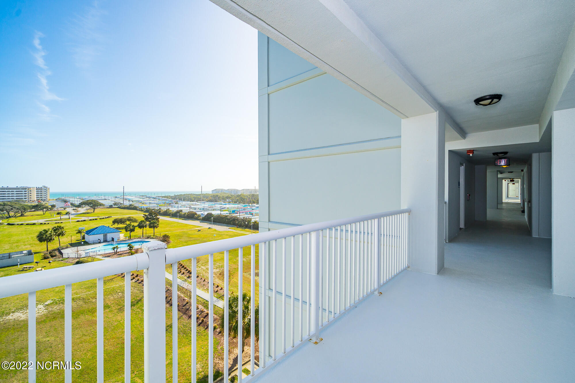 1550 Salter Path Road, Unit 508 Indian Beach, NC 28512 - Photo 30 of 46 Covered front porch
