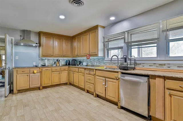 a house view with a seating space