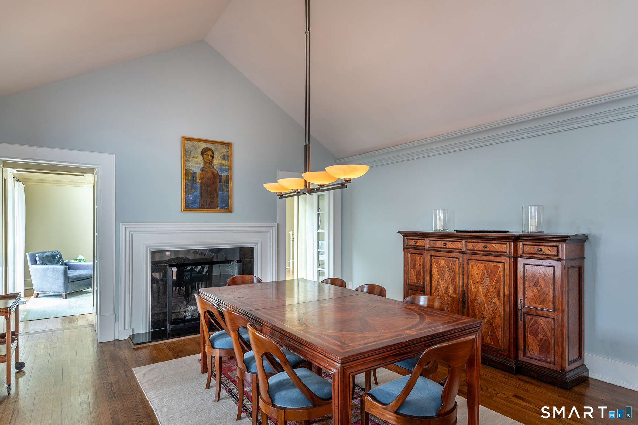 47 Squire Road Roxbury, CT 06783 - Photo 7 of 27 a dining room with furniture and wooden floor