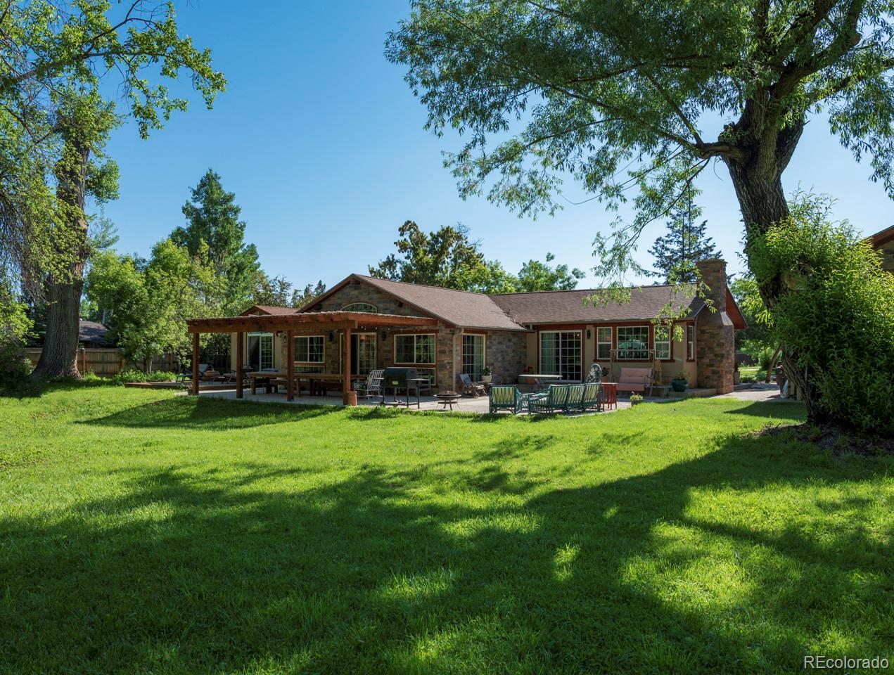 1085 Gapter Road Boulder, CO 80303 - Photo 18 of 24 a view of a house with a garden