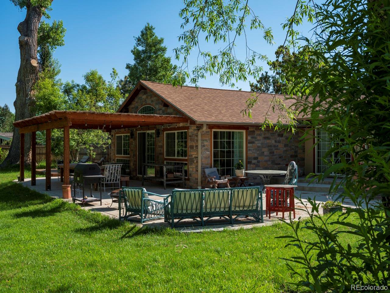 1085 Gapter Road Boulder, CO 80303 - Photo 19 of 24 a patio with wooden table and chairs