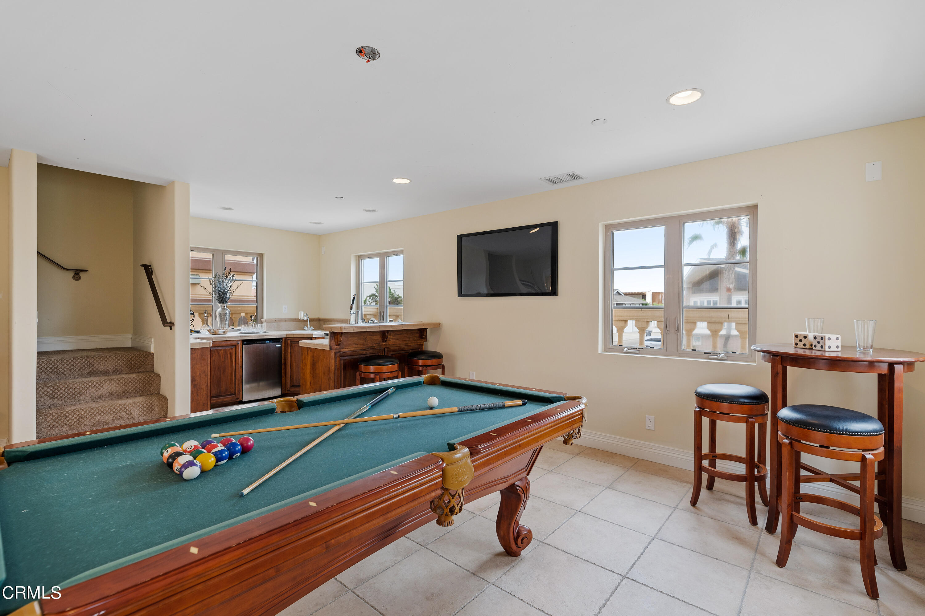 1065 Mandalay Beach Road Oxnard, CA 93035 - Photo 20 of 36 a room with furniture pool table and flat screen tv
