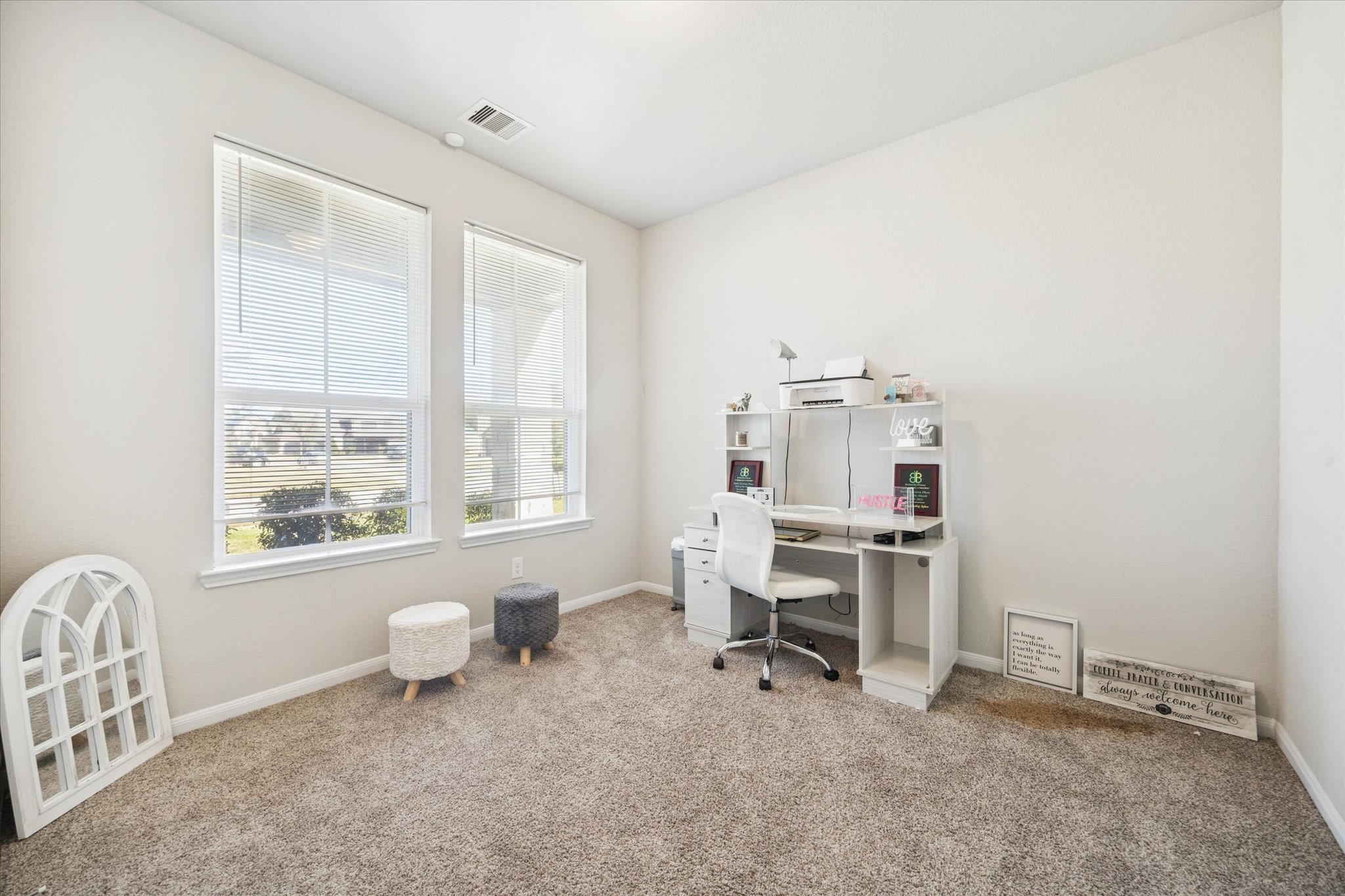 322 Upland Grv Trail Rosharon, TX 77583 - Photo 31 of 36 a view of a workspace with furniture and a window